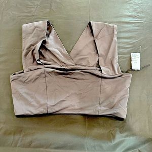L*SPACE Bikini Top. REVERSIBLE Large